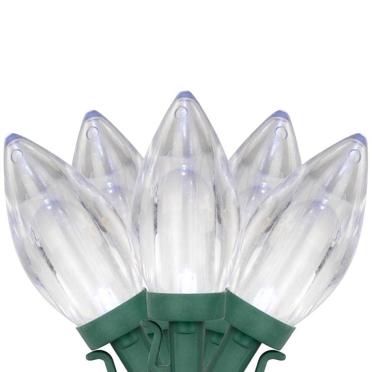 Northlight 25ct. Pure White LED C9 Mini Christmas Lights