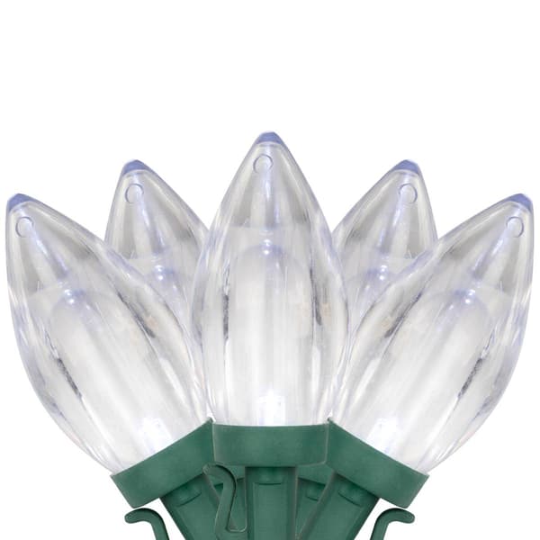 Northlight 25ct. Pure White LED C9 Mini Christmas Lights