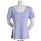 Womens Starting Point Short Sleeve Performance V-Neck Tee - image 3