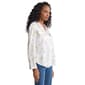 Womens Jones New York Long Sleeve V Neck Sunflower Blouse - image 3