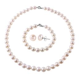 Gemstone Classics(tm) Sterling Silver 3pc. Freshwater Pearl Set