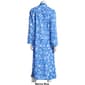 Womens Jasmine Rose Long Sleeve 48in. Floral Knit Zip Robe - image 2