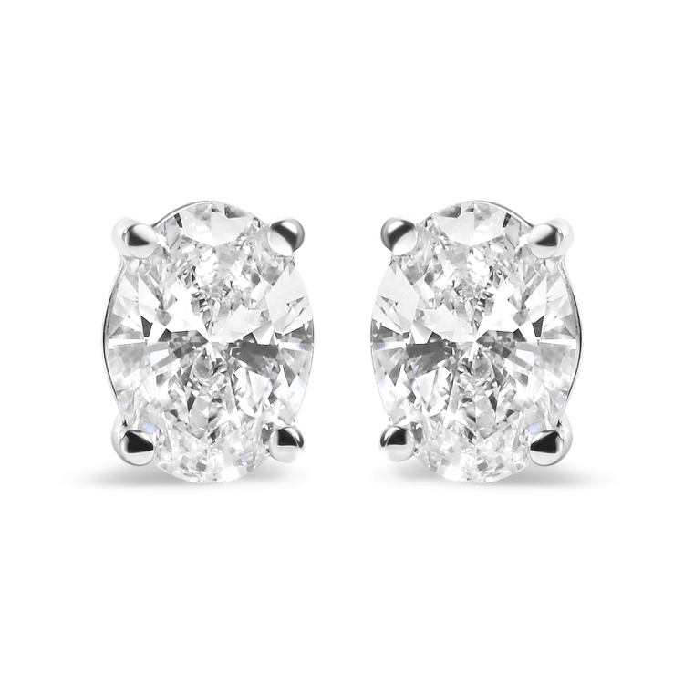Haus of Brilliance 2ctw Lab Grown Diamond Solitaire Stud Earrings