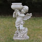 Northlight Seasonal 17in. Angel Cherub Holding a Bird Bath Statue - image 3
