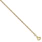 Gold Classics&#8482; 1.10mm. 14k Gold Singapore Chain Necklace - image 2