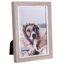 Malden Two-Tone Taupe & White Frame