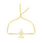 Gianni Argento Gold Plated Lab Opal Angel Adjustable Bracelet - image 1