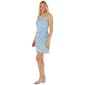 Juniors Crystal Doll Ruched One Shoulder Fairy Dust Sheath Dress - image 4