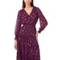 Petite MSK Long Sleeve Foil Dot Tier Maxi Dress - image 4