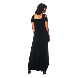 Womens R&amp;M Richards Cold Shoulder Diamonte Ring Maxi Dress