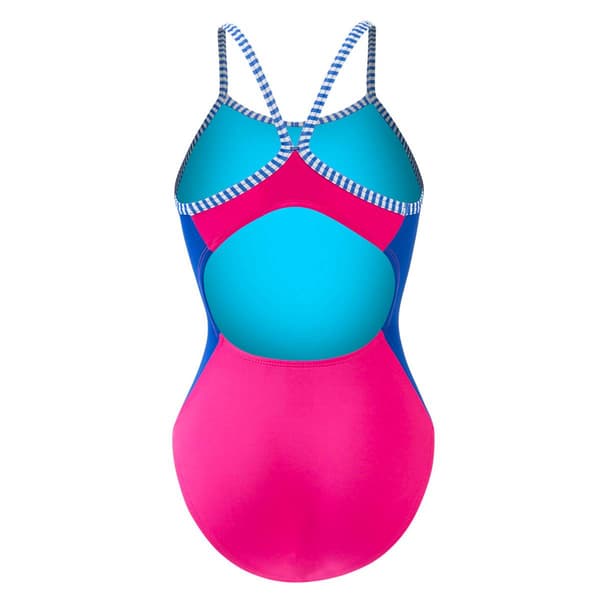 Womens Dolfin&#174; Uglies Colorblock V-Back One Piece Swimsuit
