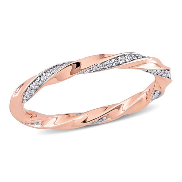 Diamond Classics&#40;tm&#41; 10kt. Rose Gold 1/4ct. Diamond Eternity Ring