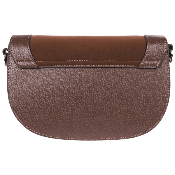 True Religion Studded Horseshoe Suede Flap Crossbody