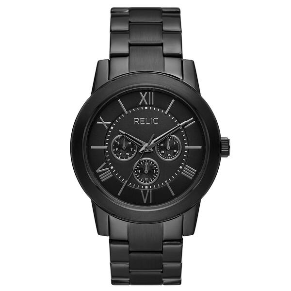 Mens RELIC by Fossil Black Round Bracelet Watch - ZR16020 - image 