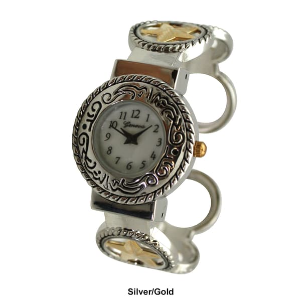 Womens Olivia Pratt™ Circles Shape Bangle Watch - H3578