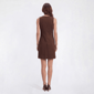 Womens June & Hudson Sleeveless Button Front V-Neck Shift Dress - image 2
