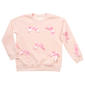 Girls (7-16) No Comment 3D Bow Crew Sweatshirt - image 1