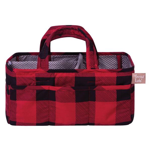 Trend Lab&#40;R&#41; Red and Black Buffalo Check Storage Caddy - image 