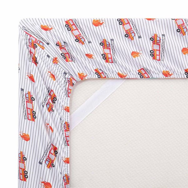 Sweet Home Collection Kids Fun & Colorful Fire Engine Sheet Set