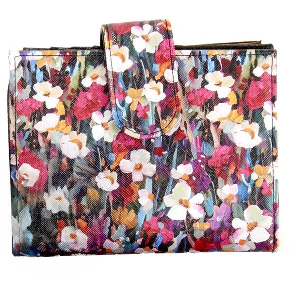 Buxton Lexington Floral Snap Wallet - image 