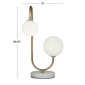 9th & Pike® Contemporary Gold Metal Table Lamp - image 3