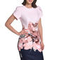 Womens Calvin Klein Short Sleeve Floral Crepe Sheath Dress - image 4