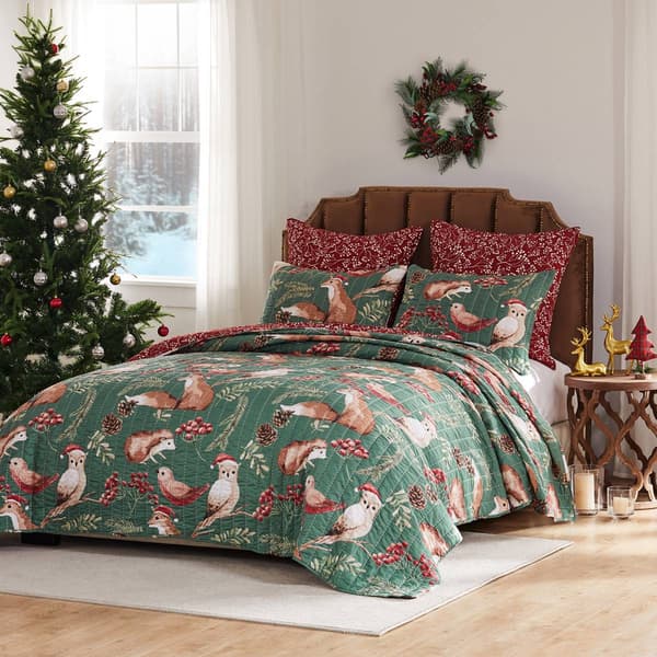 Greenland Home Fashions&#8482; Willow Forest Friends Quilt Set