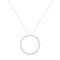 Haus of Brilliance Sterling Silver 4ctw. Diamond Hoop Pendant - image 2