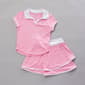 Girls (7-16) RBX Ribbed Polo Top w/ Skort Set - image 1
