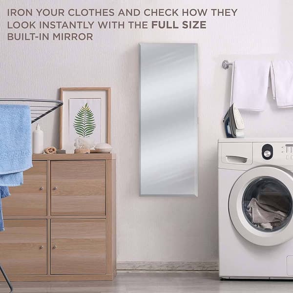 Ivation Wall Mounted Ironing Board w/ Mirror