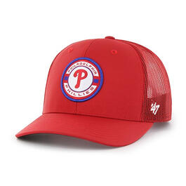 Mens 47 Brand Red Berm 47 Trucker Hat