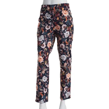 Plus Size Preswick & Moore Floral Millenium Pull On Ankle Pants - Boscov's