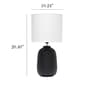 Simple Designs 20.4in. Ceramic Oblong Table Lamp - image 10