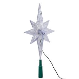 Kurt Adler Polar Star Treetop w/ LED Color-Changing Light