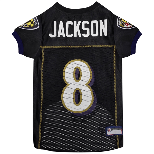 NFLPA Baltimore Ravens Lamar Jackson Pet Jersey