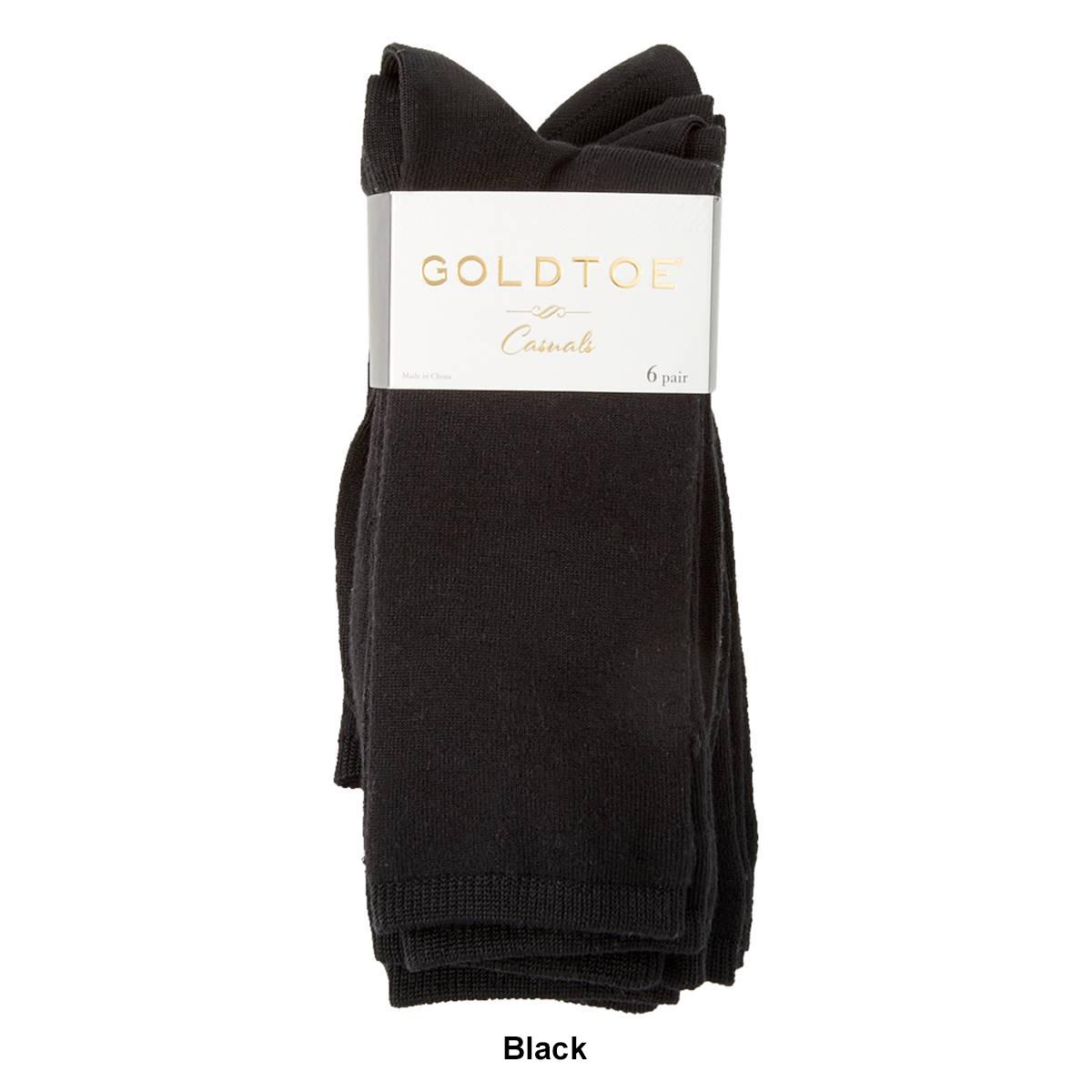 Womens Gold Toe® 6pk. Ultra Soft Crew Socks