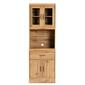 Baxton Studio Laurana Oak Brown Wood Kitchen Cabinet & Hutch - image 3