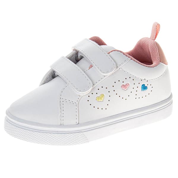 Little Girls Laura Ashley(R) Hearts Fashion Sneakers - image 
