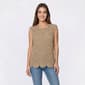 Plus Size Kasper Sleeveless Allover Floral Crochet Blouse - image 1