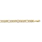 Mens Gold Classics&#8482; 8.5mm. 14k Semi Solid Figaro Chain Bracelet - image 2