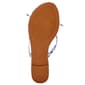 Womens Love 83 Blue Floral Bow Filp Flops - image 6