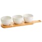 Gracious Dining 3pc. Tidbit Bowls with Bamboo Tray - image 1