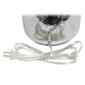 Lalia Home Metallic Grey Hammer Linen Shade Glass Jar Table Lamp - image 2