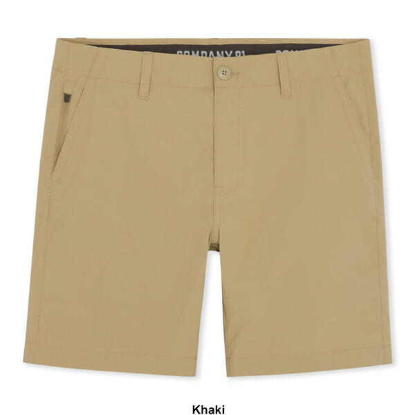 Young Mens Company 81&#174; Solid 8in. Flat Front Shorts