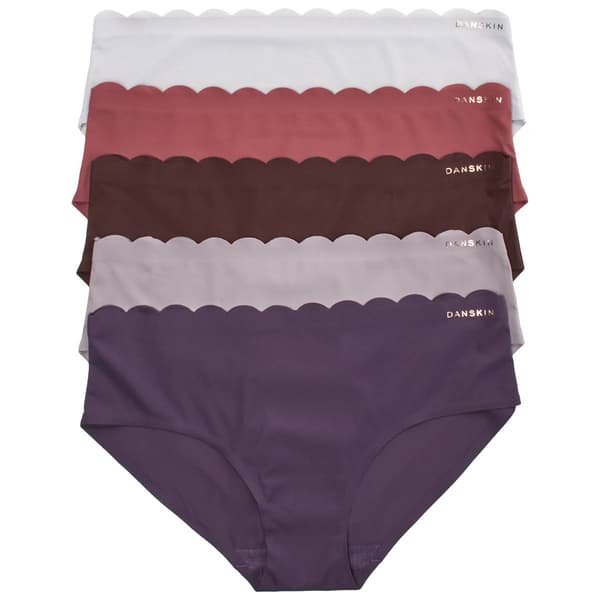 Womens Danskin 5pk. Microfiber Hipster Panties - DS7254-5PKBN