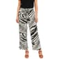 Womens Chloe & Jasmine Wide Leg Abstract Smocked Tie Waist Pants - image 1