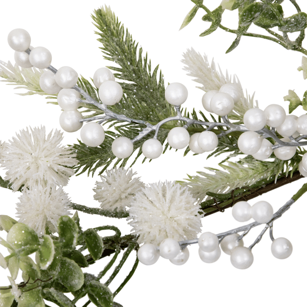 Northlight 5ft. Glittered Berries & Eucalyptus Christmas Garland