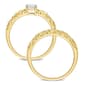 Diamond Classics™ Gold 1/2ctw. Diamond Swirl Bridal Ring Set - image 3