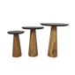 9th & Pike® Modern Brown Mango Wood Accent Table Set - image 3