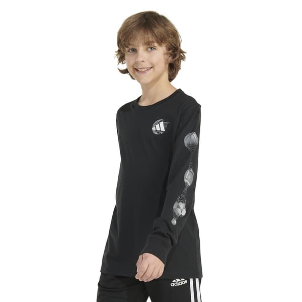 Boys &#40;8-18&#41; adidas&#174; Long Sleeve Sport Morph Tee